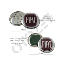 Linea Doblo Ön Ve Arka Bagaj Arma Takimi 95Mm/85Mm 500019224