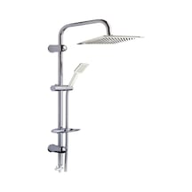 Dubai Çiftli Yağmurlama Robot Duş Seti Krom