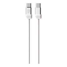 Nettech Nt-dc47 60w Plastik 100 Cm Type-c To Type-c Şarj Ve Data Kablosu Beyaz