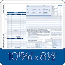 Garaj Onarım Sipariş Formları, 20,5 X 25,5 Cm, 3 Parça, 250 Sayılı, Beyaz Ve Kanarya Ve Beyaz Etiket Gt3811