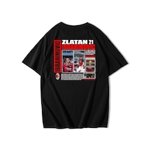 Brz Collection Unisex Oversize Zlatan Ibrahimovic T-shirt Siyah