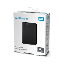 Wd Wdbu6y0040bbk-wesn, Elements, 4tb, 2.5&amp Quot , Usb3.0, Taşınabilir, Harici Hdd, Siyah Türkiye Distribütörü