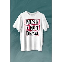 Punk Is Not Dead Rock Grunge Music Müzik Baskılı Tişört Unisex T-shirt 001