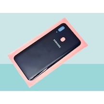 Tkgz  Samsung Uyumlu Galaxy A20 A205 Arka Kapak Batarya Kapağı - Lacivert Çok Renkli
