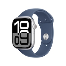 Apple Watch Series 10 GPS 46 MM Alüminyum Kasa Spor Kordon S/M Akıllı Saat (Apple Türkiye Garantili)