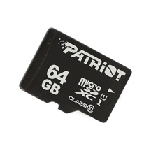 Patriot Lx Series High Speed Micro Sdxc Class 10 Uhs-ı En Fazla 70 Mb/s Aktarma Hızları - Parent Asın 64 Gb Siyah Psf64gmcsdxc10