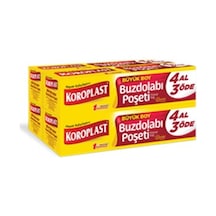 Koroplast Büyük Boy Buzdolabı Poşeti 20'li 4 Paket 30 x 45 CM