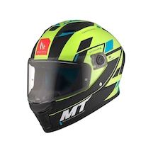 Mt Stinger 2 Zivze C3 Mat Kapalı Kask Sarı - Siyah