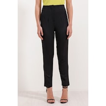 6650 Yüksek Bel Kumaş Pantolon - Siyah 6650bgd19-001-14570 001