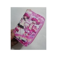 Owlbag Company Owl Bag Madoka Magica Kaname Desenli Tasarım Suni Deri Cüzdan Çok Renkli