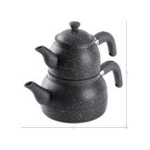 Tantitoni Hercul Gri Garanit Orta Boy Çaydanlık Takımı 800/1600 Ml Gri