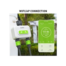 Htv213frf Mini Dijital 2-çıkışlı Wifi'li Kablosuz Hortum Su Zamanlayıcısı Ve Mini Bux Hub