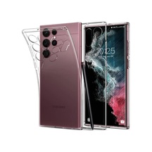 Samsung Galaxy S23 Ultra Kılıf Lüx Şeffaf Silikon