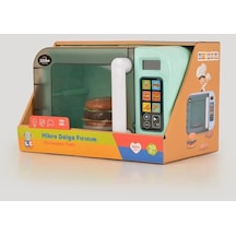 Dokunmatik Ekranlı Işıklı Ve Sesli Oyuncak Mikrodalga Fırın - Lc-30994