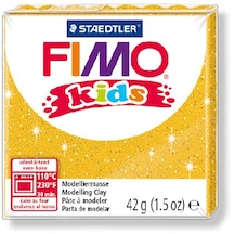 Staedtler Fimo Kids Yumuşak Polimer Kil 112 Glitter Simli Gold