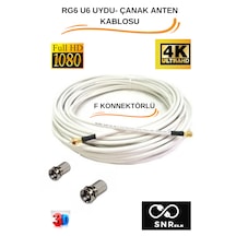 Snrelk 5 Metre 64 Tel Rg6/u4 Full Hd 3d 4k Anten Kablosu