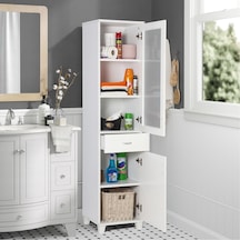 Banyo Ve Mutfak Dolabı 186 Beyaz