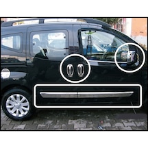 Fiat Fiorino 3'Lü Krom Set Yan Kapı Çıtası Kapı Kolu Ayna Kapağı N11.3256