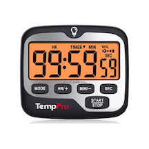Thermopro Tm01 Dijital Mutfak Zamanlayıcısı, Geri Sayım Ve Kronometre, Ayarlanabilir Sesli Alarm Ve Geniş Arkadan Aydınlatmalı Lcd Ekranlı Manyetik Zamanlayıcı Saat