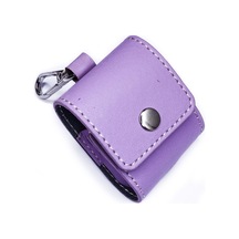 Fitcase Airpods 1/2 Uyumlu Kılıf Faux Kapaklı Lila