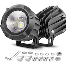 Hubstein 30w Yuvarlak Tek Ledli Sis Farı Off Road Çalışma Tekne L