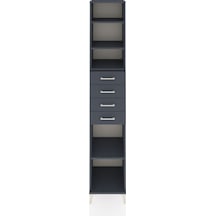 Hyperion Dolap 4 Raflı 4 Çekmeceli 44x44x243 Antrasit-antrasit Antrasit Hyperion Dolap 4 Raflı 4 Çekmeceli 44x44x243 Antrasit-antrasit Antrasit