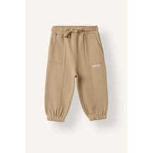 Defacto Beli Bağcıklı Yama Cepli Jogger Fit Pike Eşofman Altı Erkek Bebek I3545a526wnbg203 Bej-bg203
