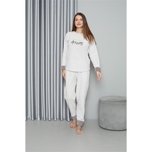 Akbeniz Welsoft Polar Kadın Pijama Takımı 8515 - M