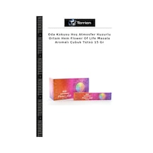 Oda Kokusu Hoş Atmosfer Huzurlu Ortam Hem Flower Of Life Masala Aromalı Çubuk Tütsü 15 Gr