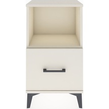 Arges Komodin Tek Raflı Tek Çekmeceli 44x30x80 Aytaşı-aytaşı Aytaşı