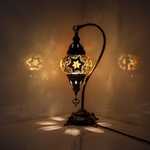 Dekoratif MOZAİK ABAJUR AMPUL HEDİYELİ KARALP MOZAİK DEN