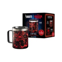 Stranger Things Saplı Termos Kupa - Karanlıkta Parlayan - Mükemmel Sıcaklık Koruma Özelliği - Bulaşık Makinesinde Yıkanamaz - 420 Ml Beyaz - Çok Renkli