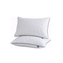 Soub Sleep 2'li Kapitoneli Sıvı Geçirmez Fermuarlı Yastık Kılıfı