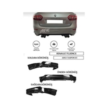 Renault Fluence Uyumlu Makyajlı Sağ Sol Çift Çıkışlı Arka Ek Plastik