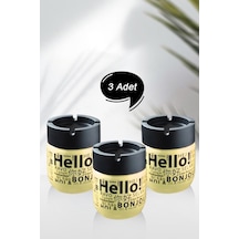 3'lü Cam Kokusuz Küllük 425 Cc Hello Desenli