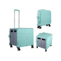 Sunup Sn-26968 Katlanabilir Market Pazar Kamp Tekerlekli Alışveriş Arabası 60kg Kapasiteli-185592