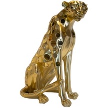 Aynalı Çita C 4243 Dekoratif Obje - Altın