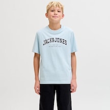 Jack & Jones Jack&jones Caleb Varsity Erkek Çocuk Mavi Tişört
