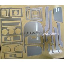 Opel Astra G Gümüş Gri ( Full Set ) Konsol Kaplama
