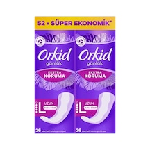 Orkid Günlük Ped Extra Koruma Uzun 52 Adet Ped
