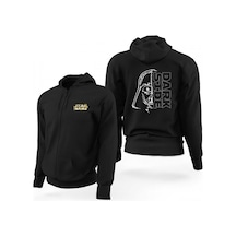 Star Wars Darth Vader Dark Side Siyah Fermuarlı Limited Edition Kapşonlu Sweat Siyah