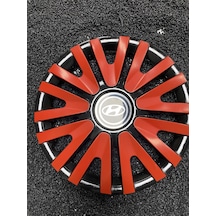 Hyundai 13 Inc Kırmızı Renkli Jant Kapağı Kırılmaz /3911k9hyundai/