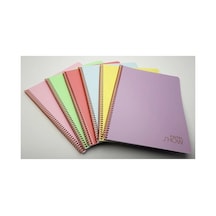 Keskin Color Keskin Pastel Show Pp Kapak Spiralli Defter A5 72 Yp. Çizgili 324511-99 Çok Renkli