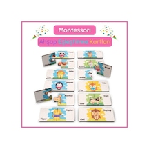 Montessorı Eşleştirme Kartları Puzzle-aklımda Zeka Oyunları