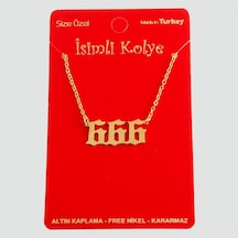 Uğurlu - 742 - Rakamlar - Glblseme - Uçlu Kolye-6 altın
