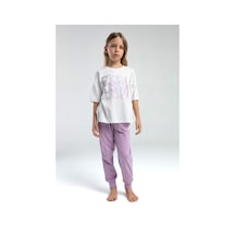 U.s. Polo Assn Kız Çocuk Krem Pijama Takımı KREM