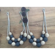 Ege Nin Atölyesinden Yan Bağlama , Perde Aksesuarı , Broçöl , 2 Adet 28 Top