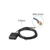 Alkatronik-Aktif Gps Anten 1575.42Mhz 28Dbi Anten Güçlendirici Navigasyon