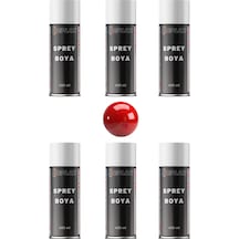 6 Adet Ral 3020 Trafik Kırmızı Sprey Boya 400 Ml.