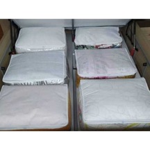 Şeffaf 3'lü Düzenleyici Hurç Seti Şeffaf Pvc Ve Beyaz Tela Beyaz - Şeffaf